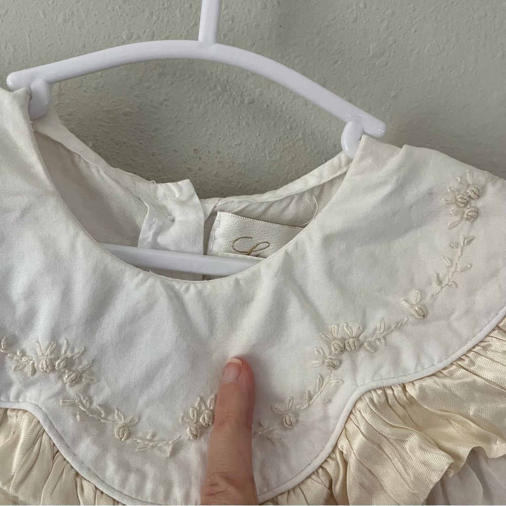 SOLD DO NOT BUY Strasburg Natalie Heirloom Dress With Bonnet Size 12 Months - Picture 15 of 16